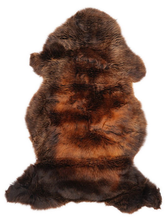 British Multicolour Sheepskin Rug L