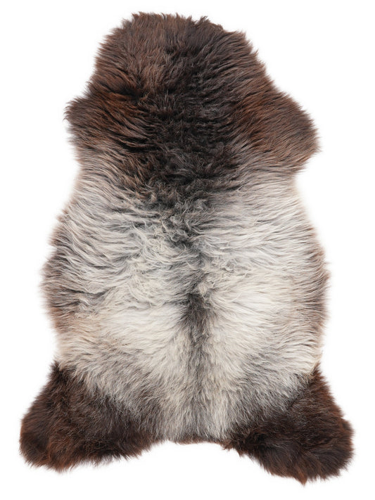 British Multicolour Sheepskin Rug L