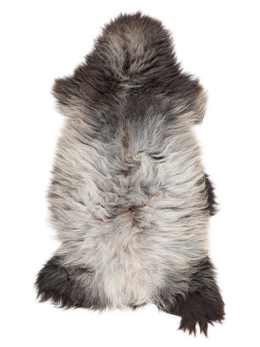 British Multicolour Sheepskin Rug L