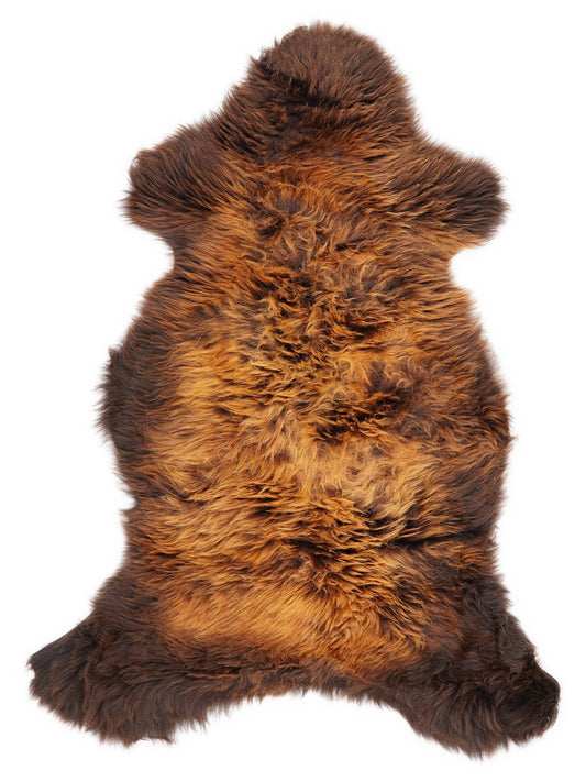 British Multicolour Sheepskin Rug L