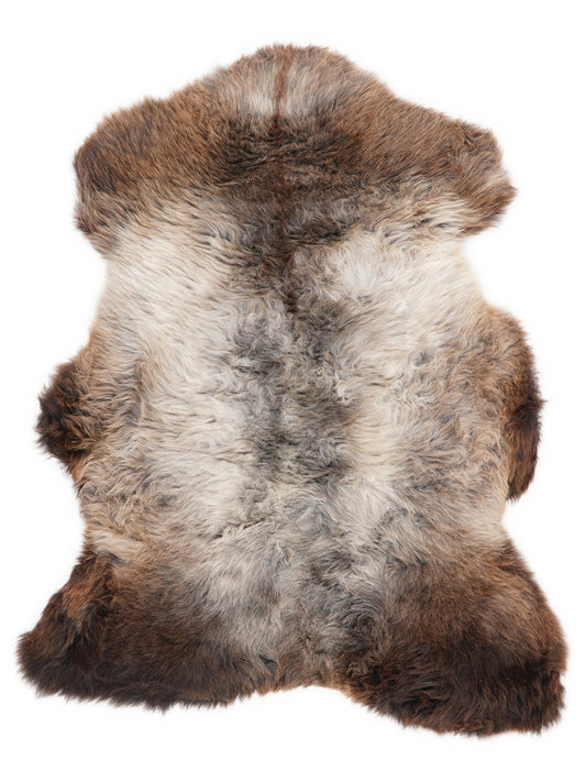 British Multicolour Sheepskin Rug L