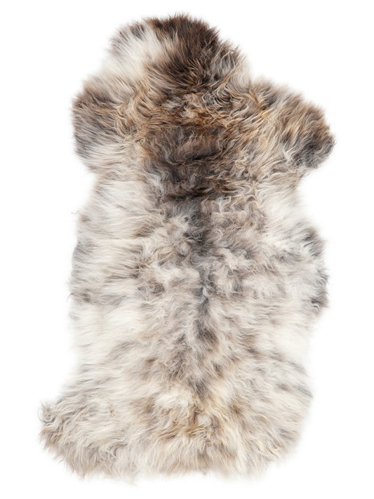 British Multicolour Sheepskin Rug L