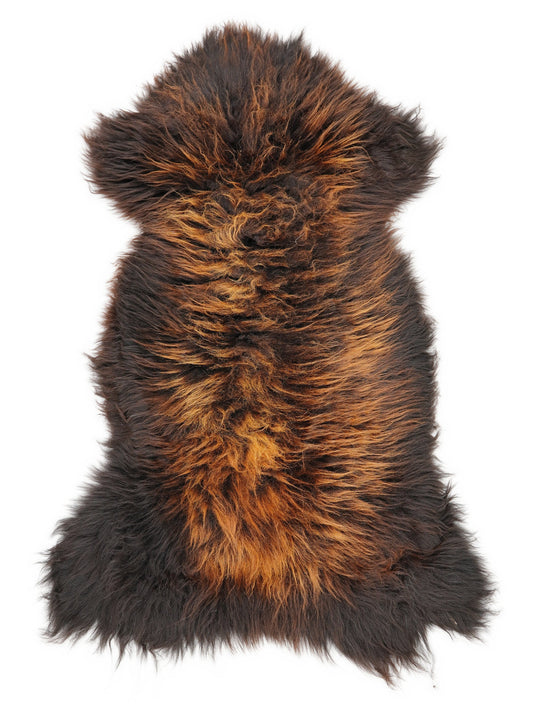 British Multicolour Sheepskin Rug XL