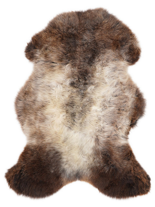 British Multicolour Sheepskin Rug L
