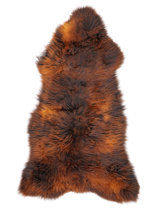 British Multicolour Sheepskin Rug L