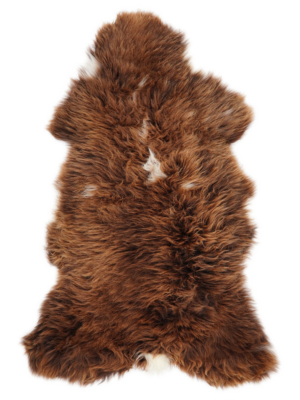 British Multicolour Sheepskin Rug XL
