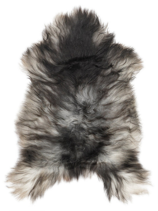 Icelandic Grey Sheepskin Rug L