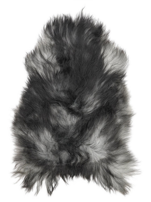 Icelandic Grey Sheepskin Rug L