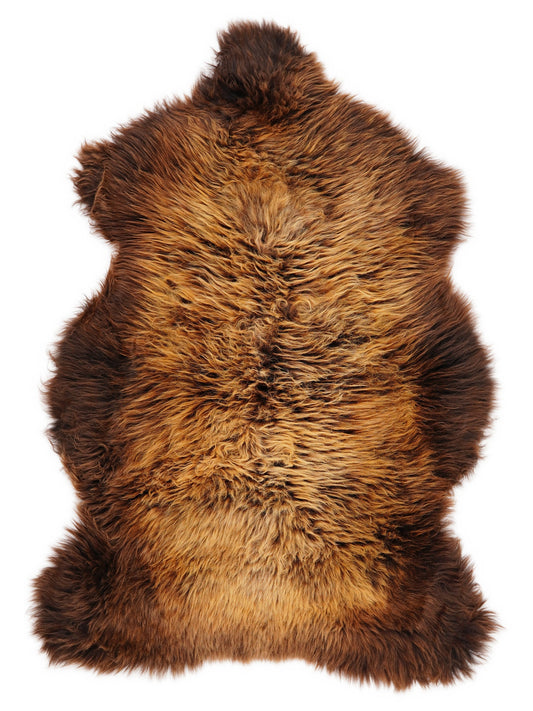British Multicolour Sheepskin Rug L