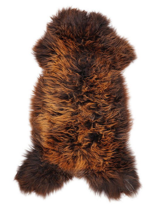 British Multicolour Sheepskin Rug XL