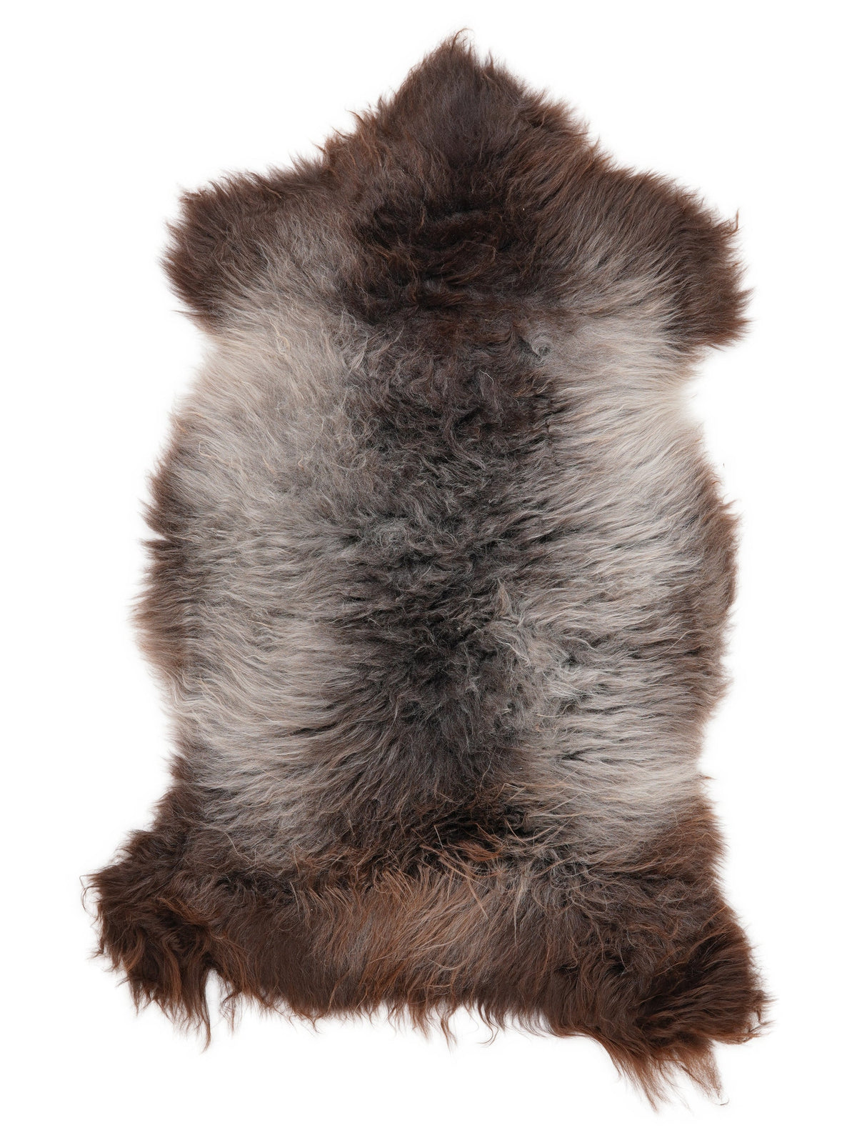British Multicolour Sheepskin Rug L
