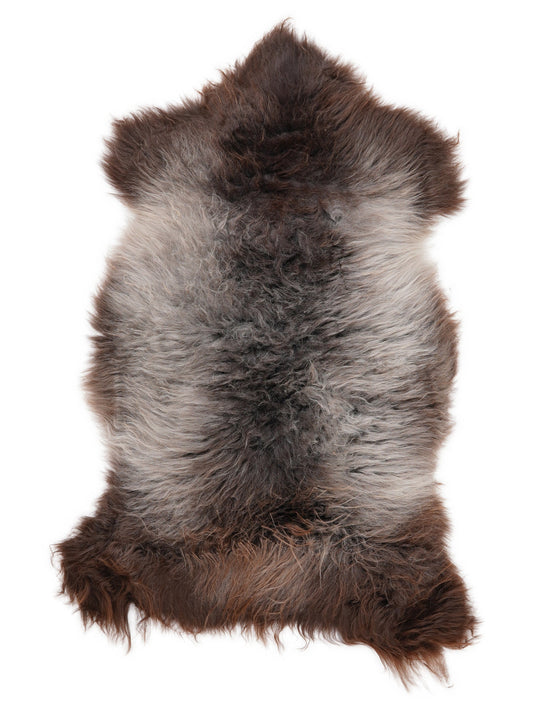 British Multicolour Sheepskin Rug L