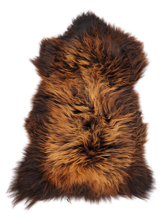 British Multicolour Sheepskin Rug XL