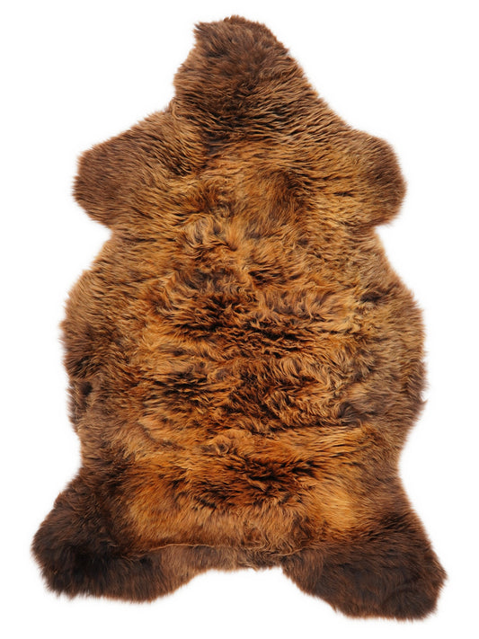 British Multicolour Sheepskin Rug L