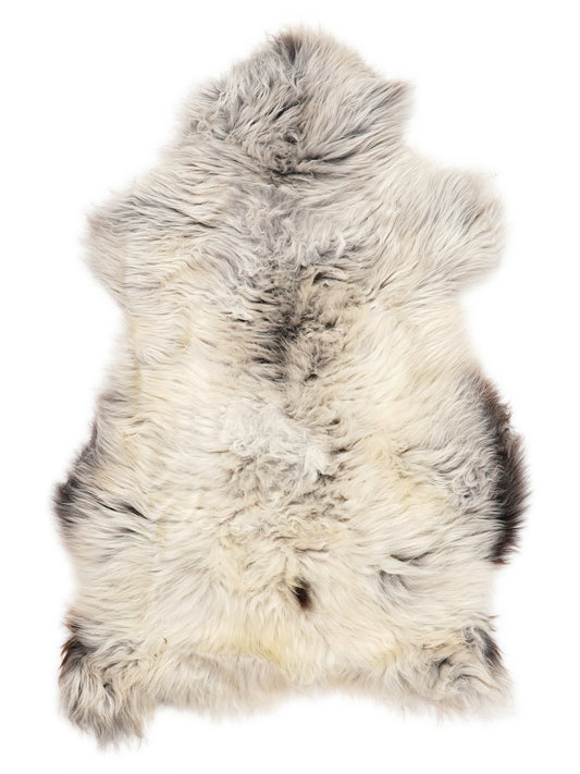 British Multicolour Sheepskin Rug L