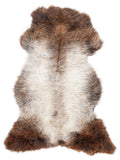 British Multicolour Sheepskin Rug L