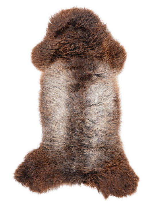 British Multicolour Sheepskin Rug L