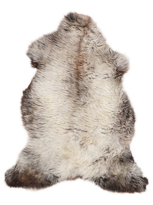 British Multicolour Sheepskin Rug L