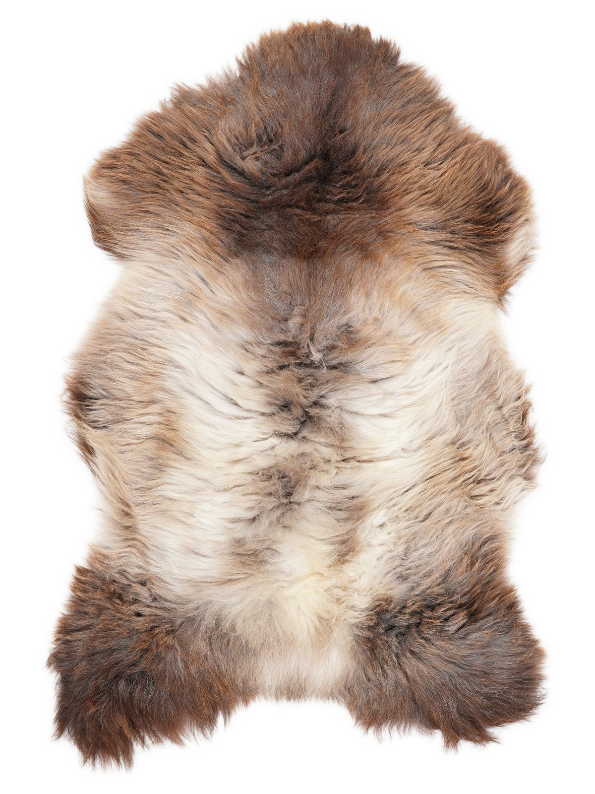 British Multicolour Sheepskin Rug L