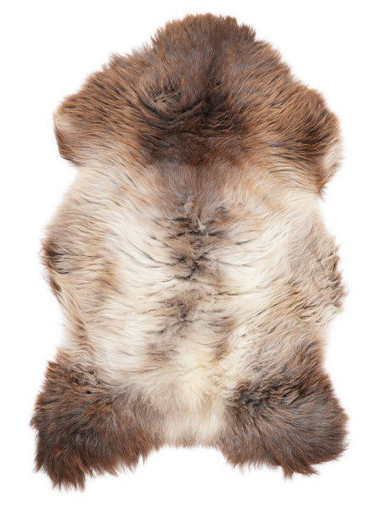 British Multicolour Sheepskin Rug L