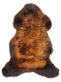 British Multicolour Sheepskin Rug L