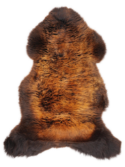 British Multicolour Sheepskin Rug L