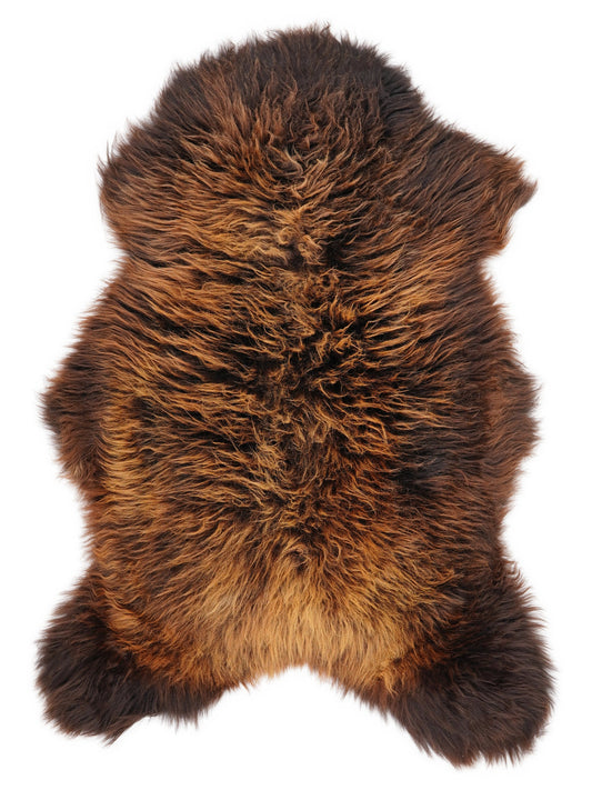 British Multicolour Sheepskin Rug L