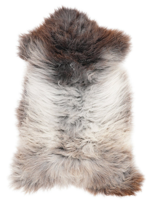 British Multicolour Sheepskin Rug XL