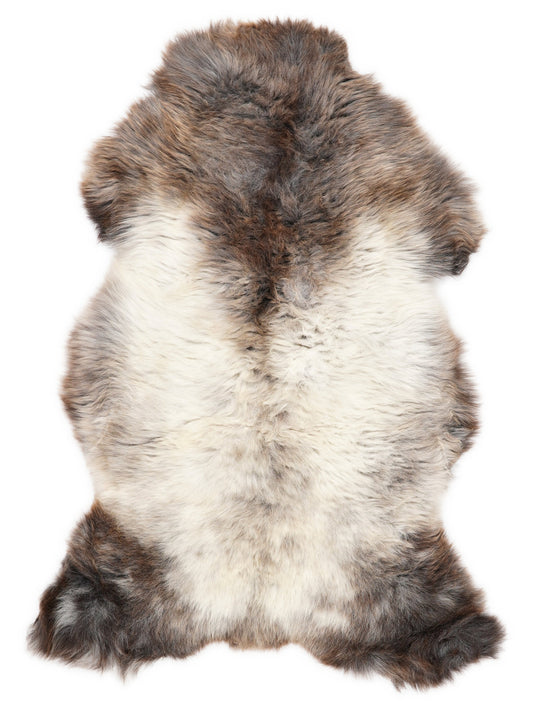 British Multicolour Sheepskin Rug L