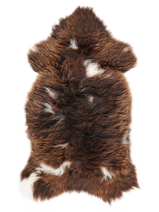 British Multicolour Sheepskin Rug L