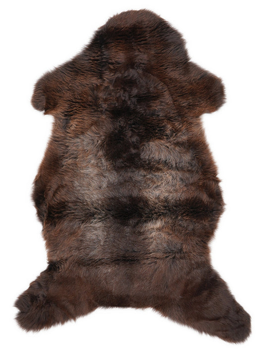 Brown Sheepskin Rug L