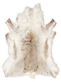 Reindeer hide of about 145 × 110 cm, seen from above: the exact hide you receive