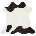 Mini cowhide of about 70 × 70 cm, seen from above: the exact hide you receive