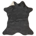 Mini cowhide of about 70 × 70 cm, seen from above: the exact hide you receive