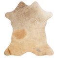 Mini cowhide of about 70 × 70 cm, seen from above: the exact hide you receive