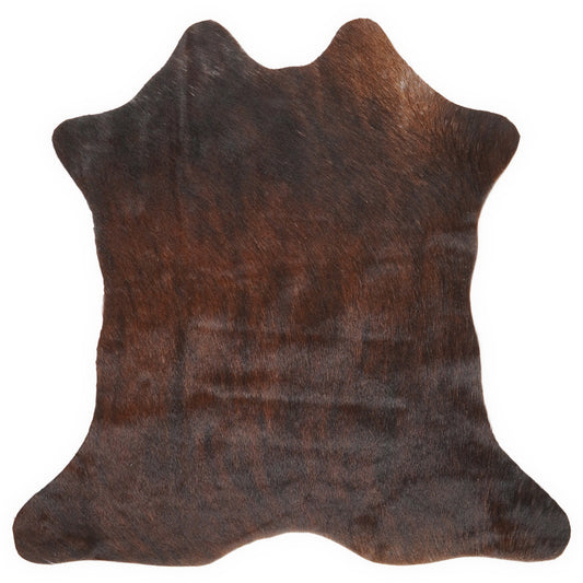 Mini cowhide of about 70 × 70 cm, seen from above: the exact hide you receive