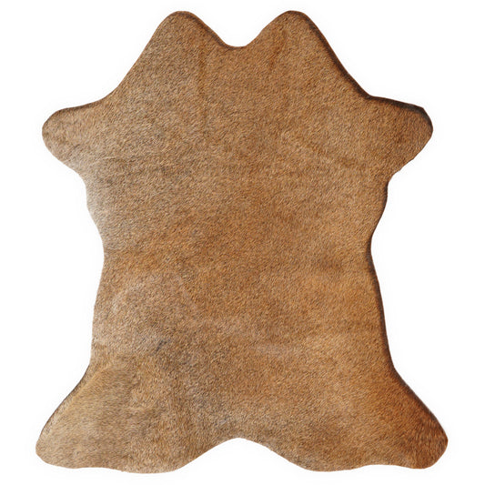Mini cowhide of about 70 × 70 cm, seen from above: the exact hide you receive