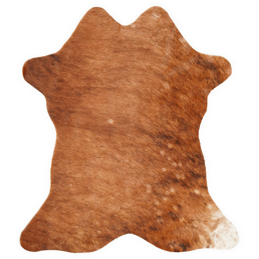 Mini cowhide of about 70 × 70 cm, seen from above: the exact hide you receive