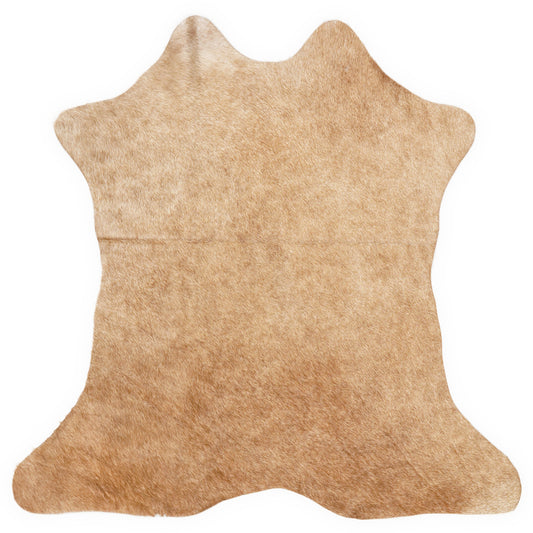 Mini cowhide of about 70 × 70 cm, seen from above: the exact hide you receive