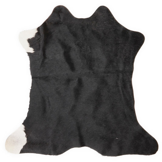 Mini cowhide of about 70 × 70 cm, seen from above: the exact hide you receive