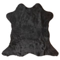 Mini cowhide of about 70 × 70 cm, seen from above: the exact hide you receive