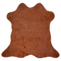 Mini cowhide of about 70 × 70 cm, seen from above: the exact hide you receive