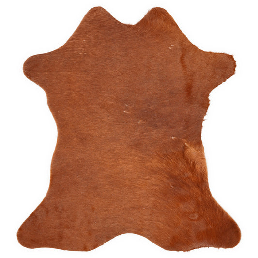 Mini cowhide of about 70 × 70 cm, seen from above: the exact hide you receive