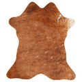 Mini cowhide of about 70 × 70 cm, seen from above: the exact hide you receive