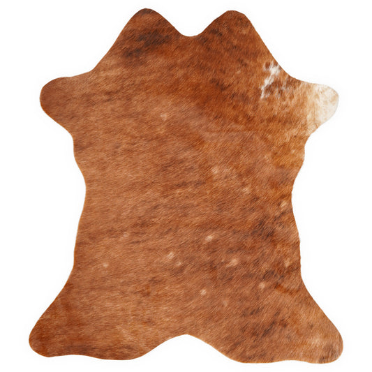 Mini cowhide of about 70 × 70 cm, seen from above: the exact hide you receive