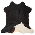 Mini cowhide of about 70 × 70 cm, seen from above: the exact hide you receive