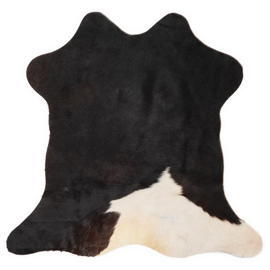 Mini cowhide of about 70 × 70 cm, seen from above: the exact hide you receive