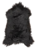 Icelandic multicolour sheepskin rug of about 110 × 65 cm, seen from above: the exact sheepskin you receive