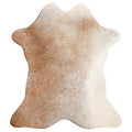Mini cowhide of about 70 × 70 cm, seen from above: the exact hide you receive