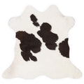 Mini cowhide of about 70 × 70 cm, seen from above: the exact hide you receive